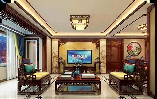 陕州住宅新中式风格装修，尽显奢华品味